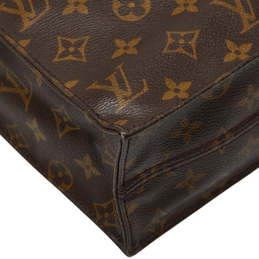 LOUIS VUITTON Brown Monogram Leather Tote Bag - Picture 5 of 12